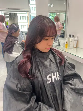 カラー ブリーチなし透明感 💗RYOTAのヘアスタイル