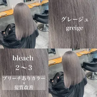 ロング ️💕淡いハイトーン 💕︎︎ひかるのヘアスタイル