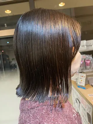 ミディアム 米元 春奈のヘアスタイル