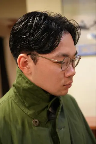 ショート メンズパーマ いしだ りょうのヘアスタイル