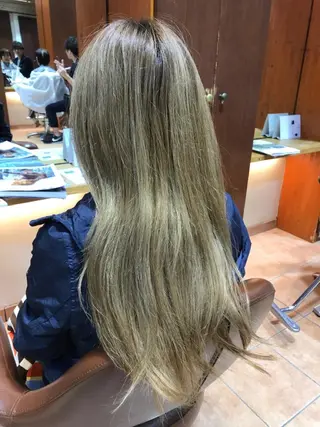 ロング 髪質改善 艶髪🔵ﾌｾﾅｵﾔのヘアスタイル