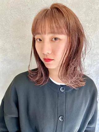 ミディアム カラー TECHRISE刈谷所属・田中 大貴のヘアスタイル