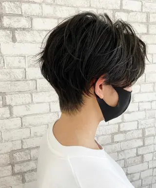 ショート 透明感カラー 松田晃代のヘアスタイル