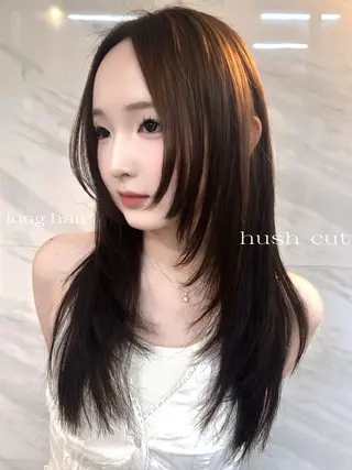 ロング カラー Pocket仙台 💚モエリのヘアスタイル