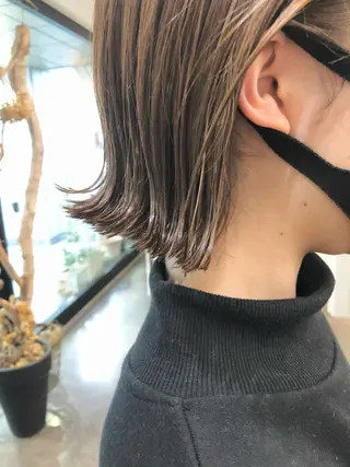 ショート カラー 千葉 郁也のヘアスタイル