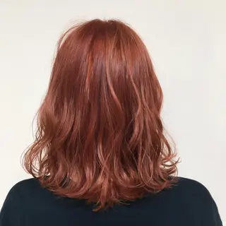 ミディアム カラー パーマ 【Sweep】おじま のぞみのヘアスタイル