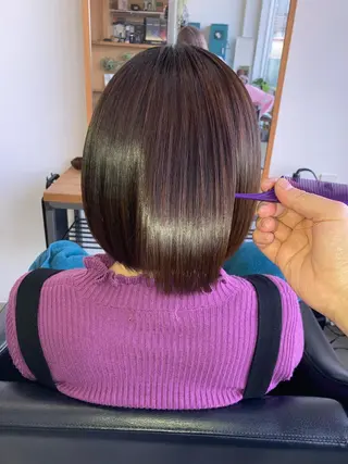 ミディアム 平野 朋未のヘアスタイル