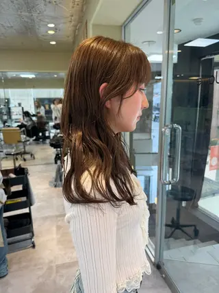 セミロング カラー 伶風/ボブ/ ハッシュカットのヘアスタイル