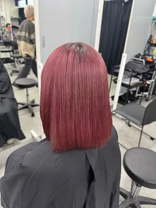 ミディアム カラー 🫧うる艶モテ髪🎀 Nanamiのヘアスタイル