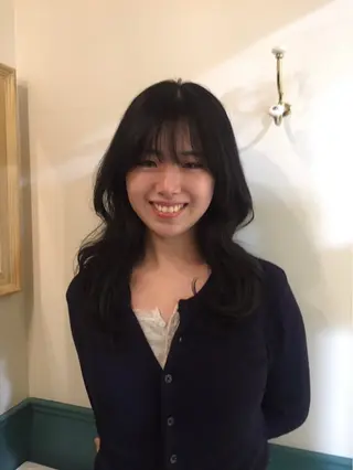 セミロング kaede/ 韓国 メンズパーマのヘアスタイル