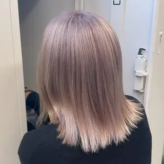 ミディアム カラー ヘアアレンジ メンズ 🌟🍒ハイトーン 韓国ヘア/ユウミのヘアスタイル