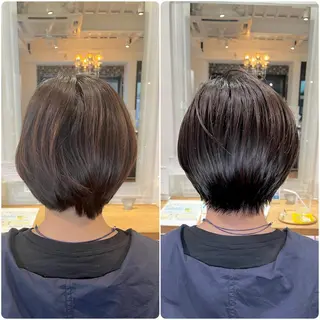 ショート コテ巻きパーマ/韓国 パーマ/佐野のヘアスタイル