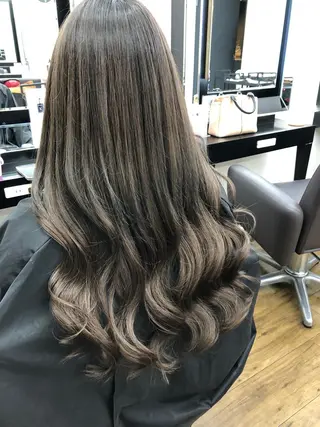 ロング カラー 下妻 カラーエクステ難波のヘアスタイル