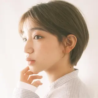 ショート カラー ショートボブ縮毛矯正 髪質改善のプロ山道潤のヘアスタイル