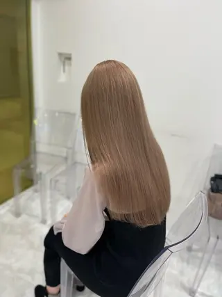 ロング カラー 中韓レイヤー/ ブラウン🤎はやとのヘアスタイル