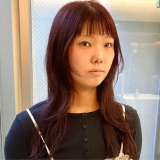 セミロング レイヤーカット🪄 ヘアセット🪄シホのヘアスタイル