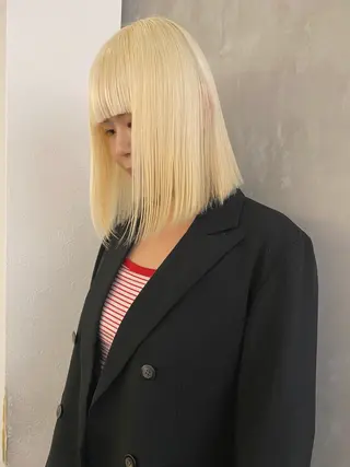 ショート カラー 森貴裕/ベージュ/ パーマ/オリーブのヘアスタイル