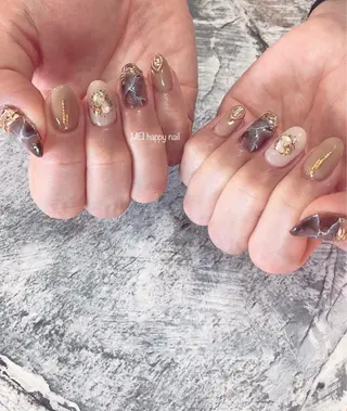 ネイル 北浦和 自爪育成ケアのネイルデザイン