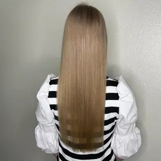 ロング カラー パーマ ヘアアレンジ メンズ キッズ ネイル マツエク・マツパ アイブロウ 髪質改善🇰🇷 レイヤーカット/梅田のヘアスタイル