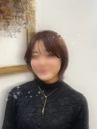 ショート ラカットゾーン 田中李奈のヘアスタイル