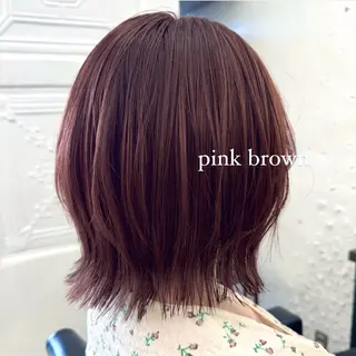 ショート カラー ヘアアレンジ ボブ/レイヤー/ 艶髪/HANA💗のヘアスタイル