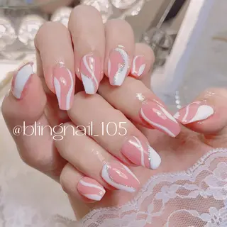 ネイル 23時まで❤︎韓国、 ワンホンネイルのネイルデザイン