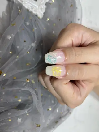 ネイル 🎀ネイルサロン エクラYUI🎀のネイルデザイン