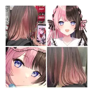 ショート カラー GARU-ガル-所属・TSUNO🦖 派手髪/オタク美容師のヘアスタイル