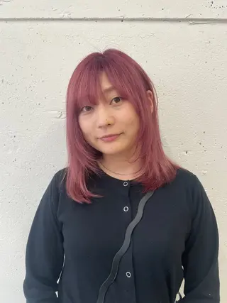 ミディアム カラー suzu 🤍 【 grace 】のヘアスタイル