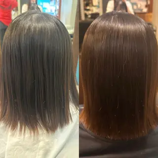 ミディアム 安達 望のヘアスタイル