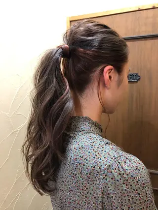 ロング カラー ヘアアレンジ ✨🌿大人可愛い愛さ れhair🌿✨松本のヘアスタイル