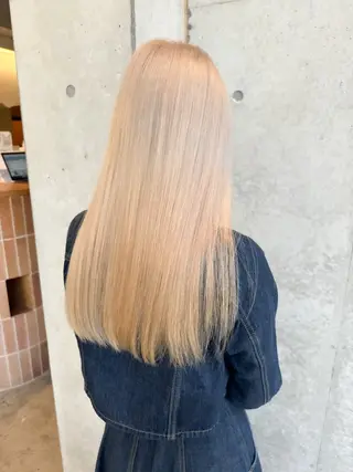 ミディアム カラー ヘアアレンジ ミニボブ/ブリーチ 🌈MISATOのヘアスタイル