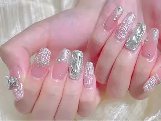 ネイル 🎀ネイルサロン エクラYUI🎀のネイルデザイン
