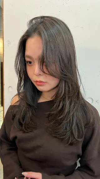 セミロング 似合わせカット 🌿‬しゃらのヘアスタイル