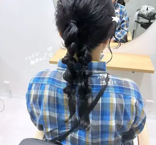 セミロング カラー regalo Acari🍎のヘアスタイル