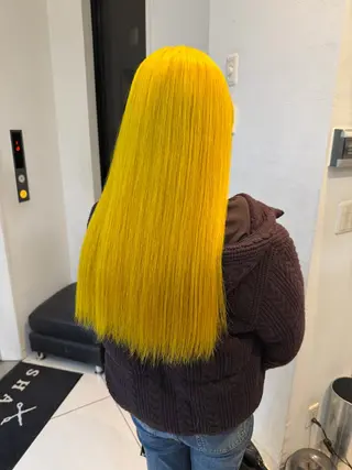 ロング 🎀ハイトーン カラー/宮澤　希🎀のヘアスタイル