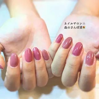 ネイル 森のさんぽ道所属・ショートネイル 森のさんぽ道のネイルデザイン