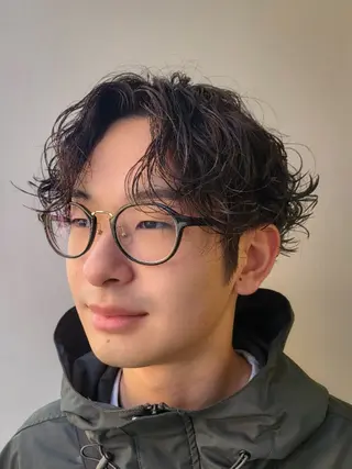 ショート パーマ 社内カット講師・店長 菅原賢一のヘアスタイル