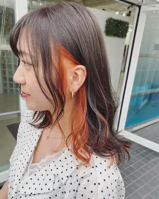 ミディアム カラー Tina所属・「Tina」一木 智之のヘアスタイル