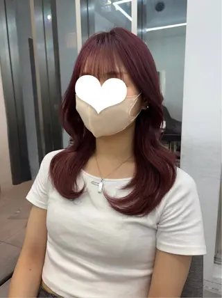 セミロング カラー nok所属・レイヤー/ベージュ/ どますず🌺のヘアスタイル