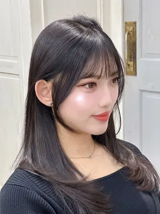 ロング カラー 髪質改善専門店 Adele 青山所属・白髪ぼかし/レイヤー 青山/ヒロキのヘアスタイル