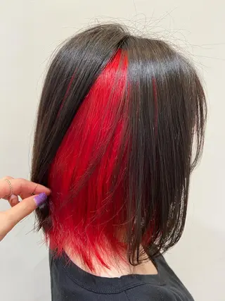 ミディアム カラー Amour なぐらのヘアスタイル