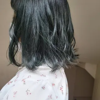 ミディアム 🇰🇷透明感×ハイ トーン🌟tomoのヘアスタイル