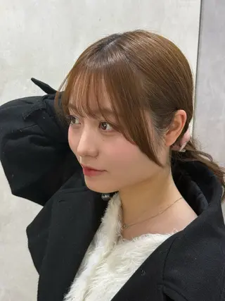 ロング レイヤー/顔周り 韓国/ハナ🌷のヘアスタイル