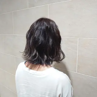 ミディアム カラー 宮本  星羅のヘアスタイル