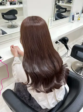 セミロング カラー 💟RINNA 艶カラー💟のヘアスタイル