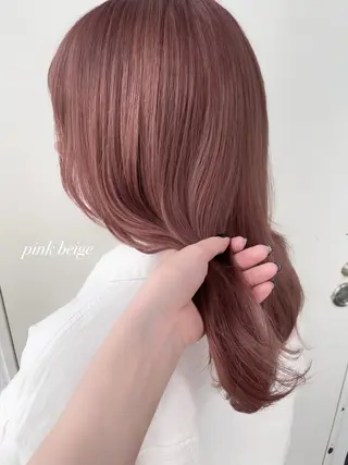 ミディアム カラー パーマ ヘアアレンジ 女性スタイリスト専門サロン Zina 天神所属・NANA／trend style🕊🍑のヘアスタイル