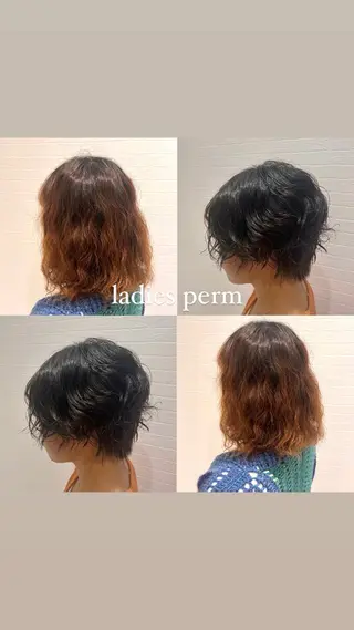 パーマ 🫧ショート/ボブ ✄﻿mana🫧のヘアスタイル