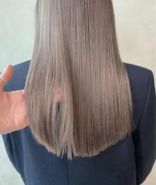 ロング カラー nok所属・レイヤー/ベージュ/ どますず🌺のヘアスタイル