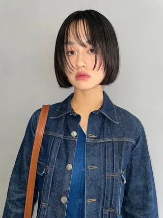 ミディアム パーマ カラー CEINE OURのヘアスタイル